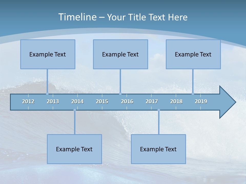 Bubbles Clouds Beauty PowerPoint Template