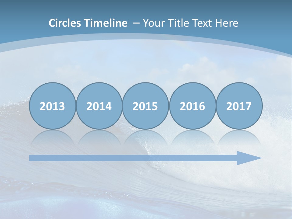 Bubbles Clouds Beauty PowerPoint Template