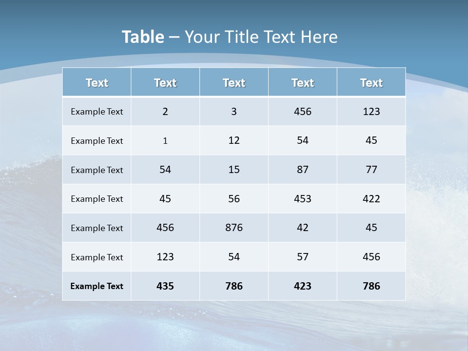 Bubbles Clouds Beauty PowerPoint Template