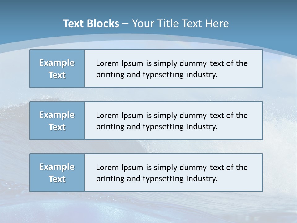 Bubbles Clouds Beauty PowerPoint Template