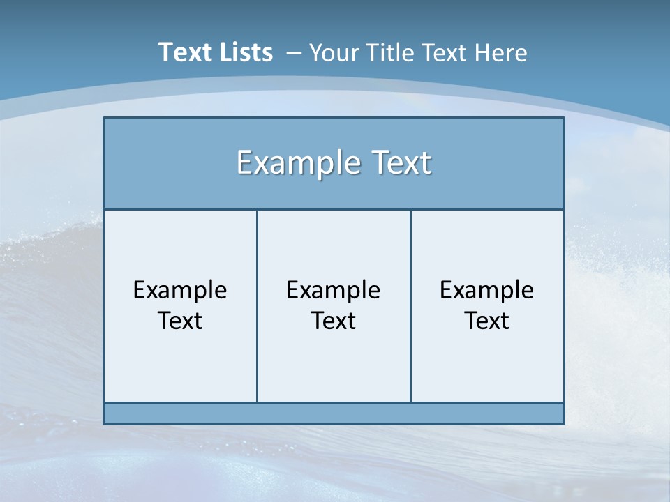 Bubbles Clouds Beauty PowerPoint Template