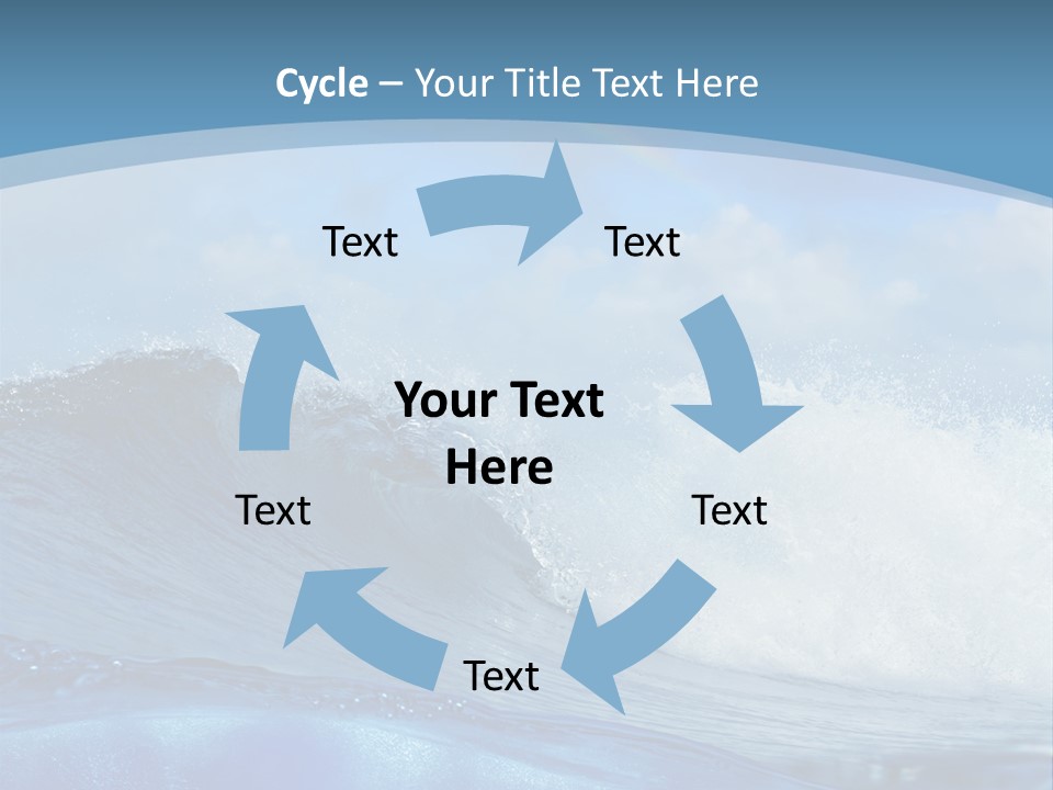 Bubbles Clouds Beauty PowerPoint Template