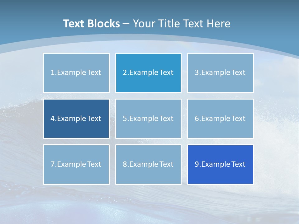 Bubbles Clouds Beauty PowerPoint Template