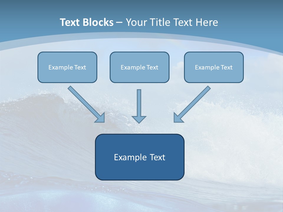 Bubbles Clouds Beauty PowerPoint Template