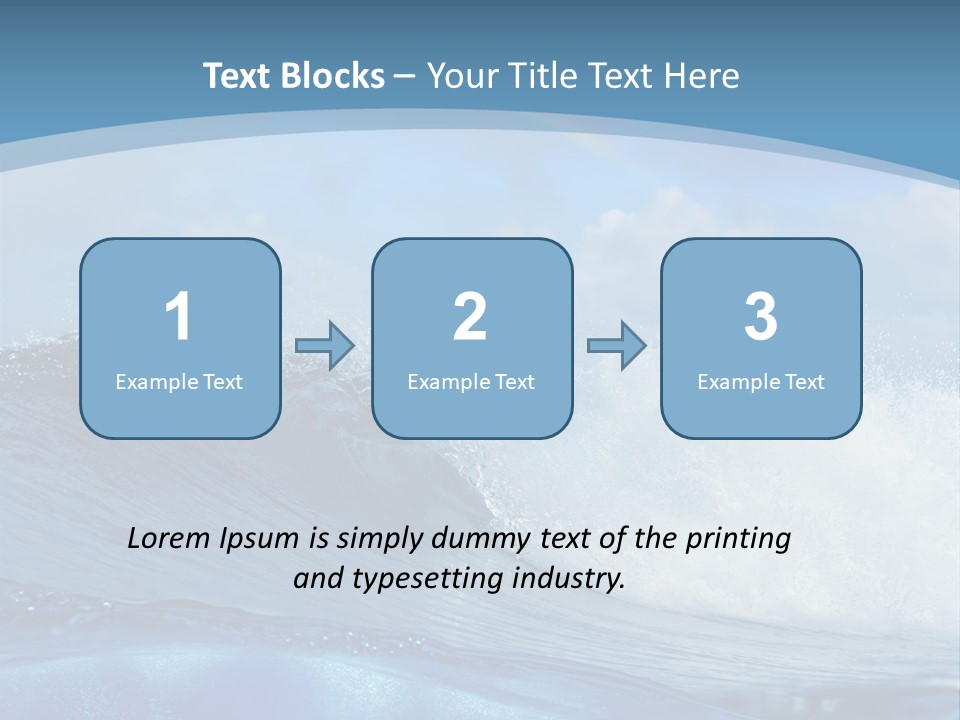 Bubbles Clouds Beauty PowerPoint Template