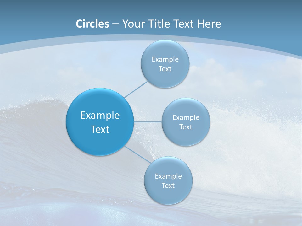 Bubbles Clouds Beauty PowerPoint Template