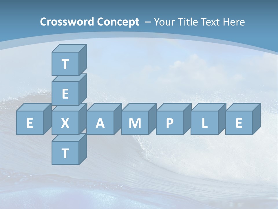 Bubbles Clouds Beauty PowerPoint Template
