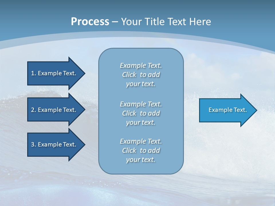 Bubbles Clouds Beauty PowerPoint Template