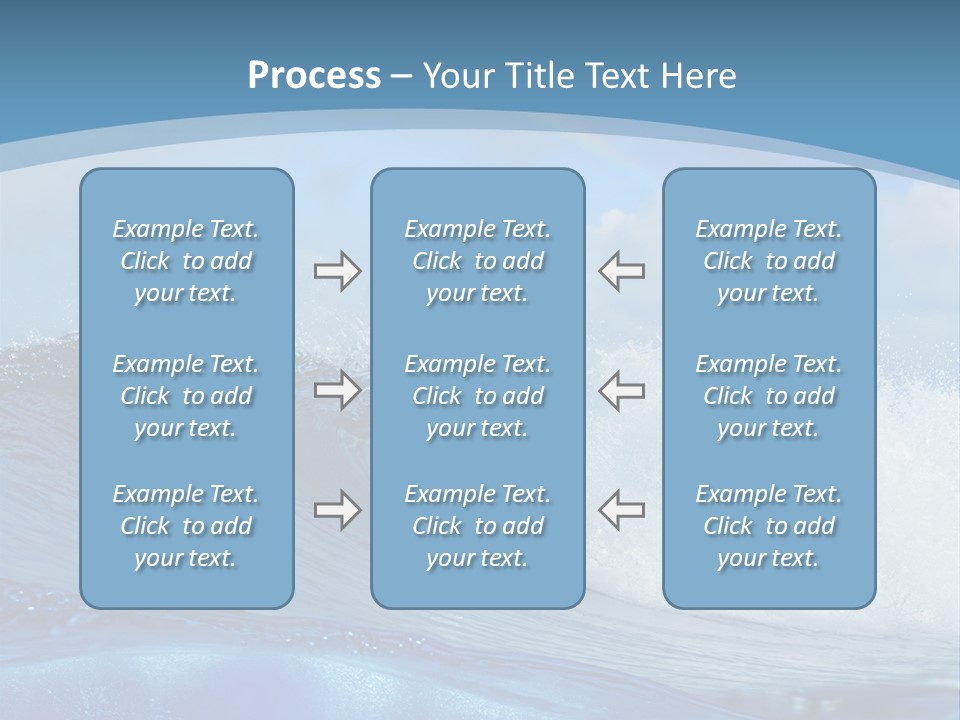 Bubbles Clouds Beauty PowerPoint Template