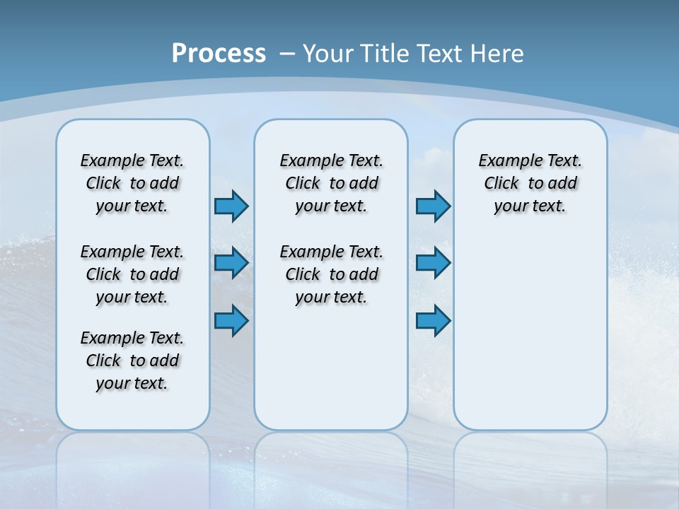 Bubbles Clouds Beauty PowerPoint Template
