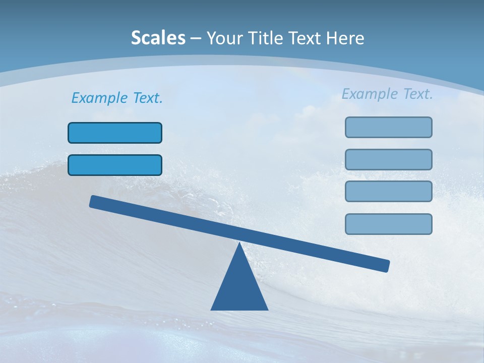 Bubbles Clouds Beauty PowerPoint Template