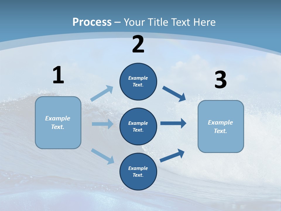 Bubbles Clouds Beauty PowerPoint Template