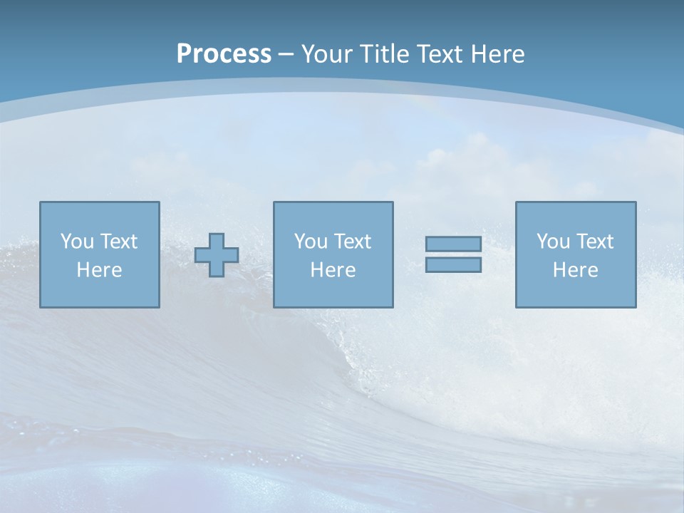 Bubbles Clouds Beauty PowerPoint Template