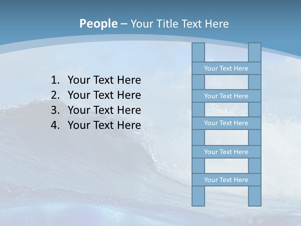Bubbles Clouds Beauty PowerPoint Template