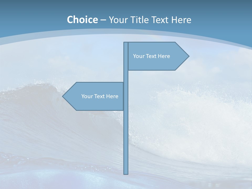 Bubbles Clouds Beauty PowerPoint Template
