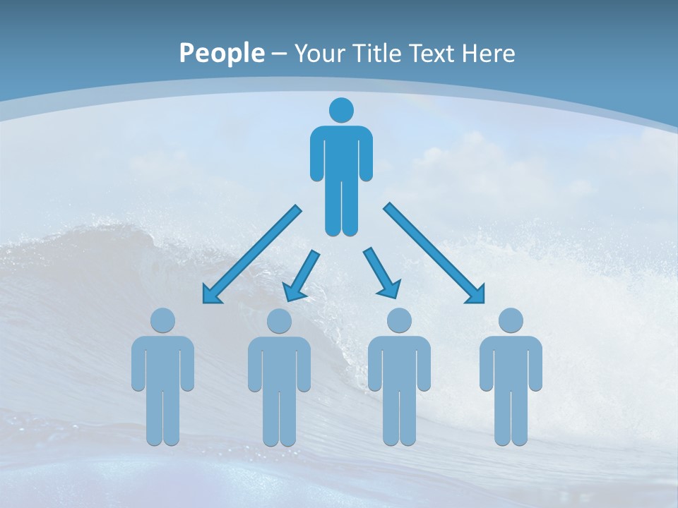 Bubbles Clouds Beauty PowerPoint Template