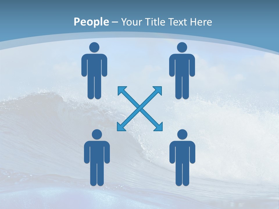 Bubbles Clouds Beauty PowerPoint Template