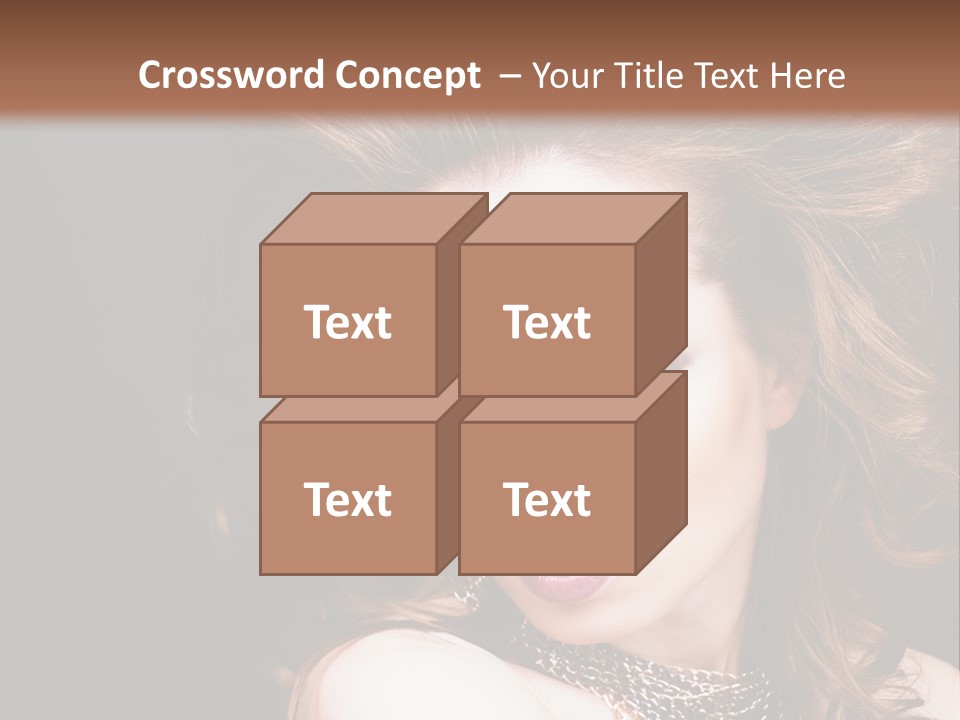 Adult Clothing Make Up PowerPoint Template