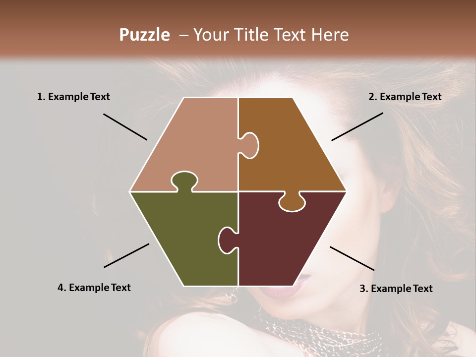 Adult Clothing Make Up PowerPoint Template