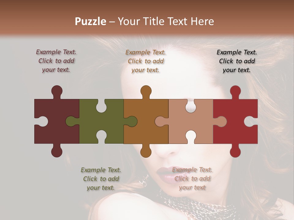 Adult Clothing Make Up PowerPoint Template