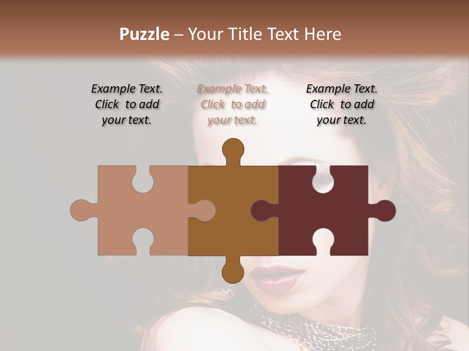 Adult Clothing Make Up PowerPoint Template