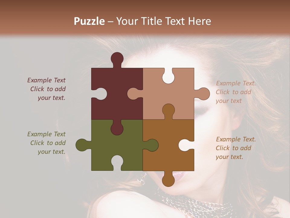 Adult Clothing Make Up PowerPoint Template