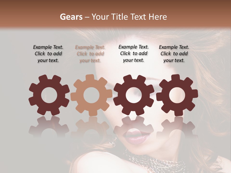 Adult Clothing Make Up PowerPoint Template