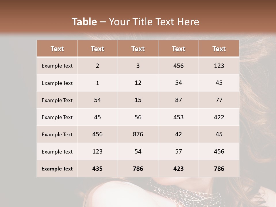 Adult Clothing Make Up PowerPoint Template