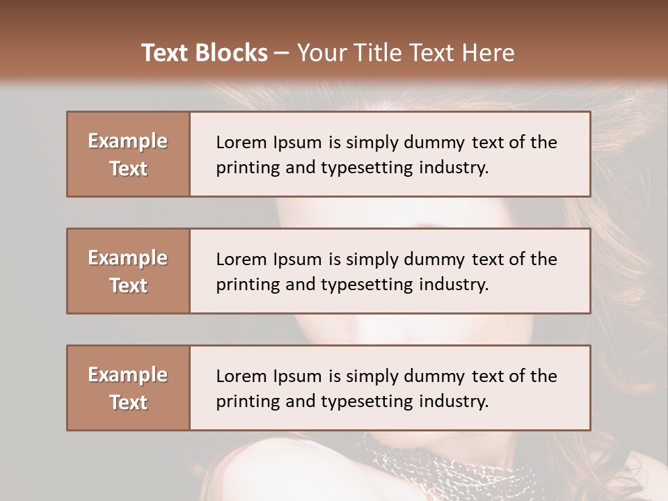 Adult Clothing Make Up PowerPoint Template