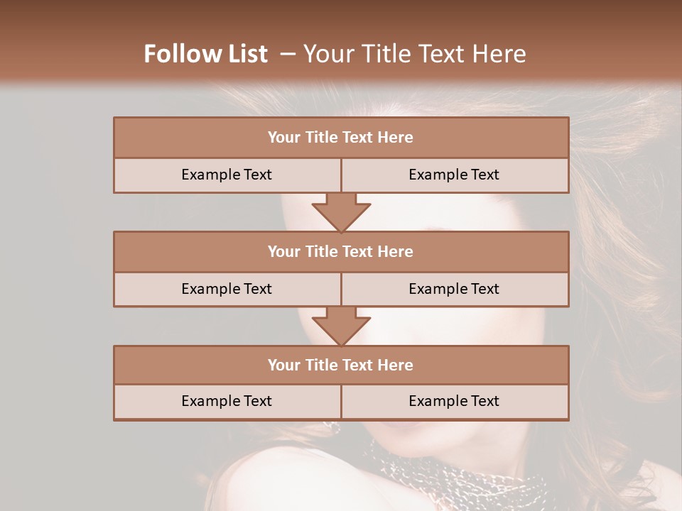 Adult Clothing Make Up PowerPoint Template