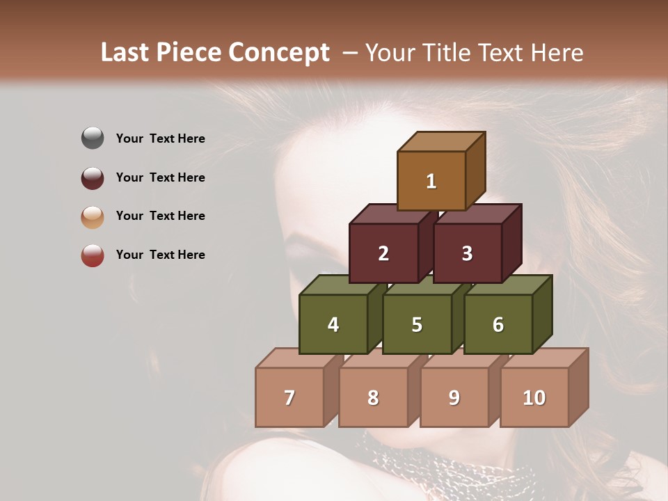 Adult Clothing Make Up PowerPoint Template