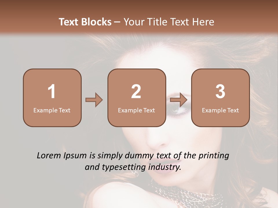 Adult Clothing Make Up PowerPoint Template