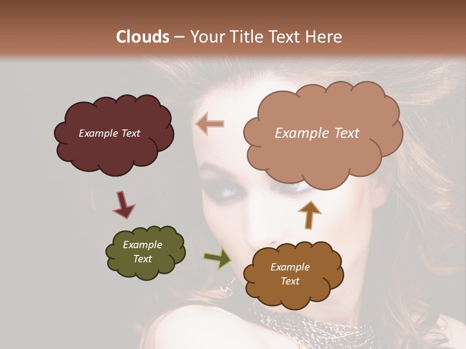 Adult Clothing Make Up PowerPoint Template