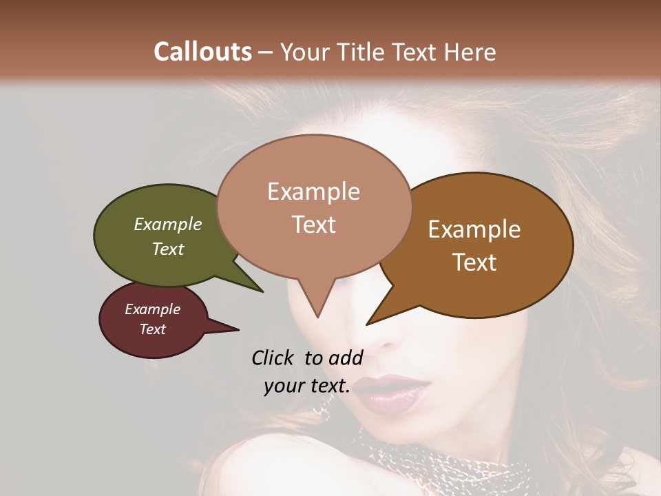 Adult Clothing Make Up PowerPoint Template