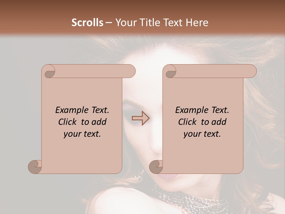 Adult Clothing Make Up PowerPoint Template