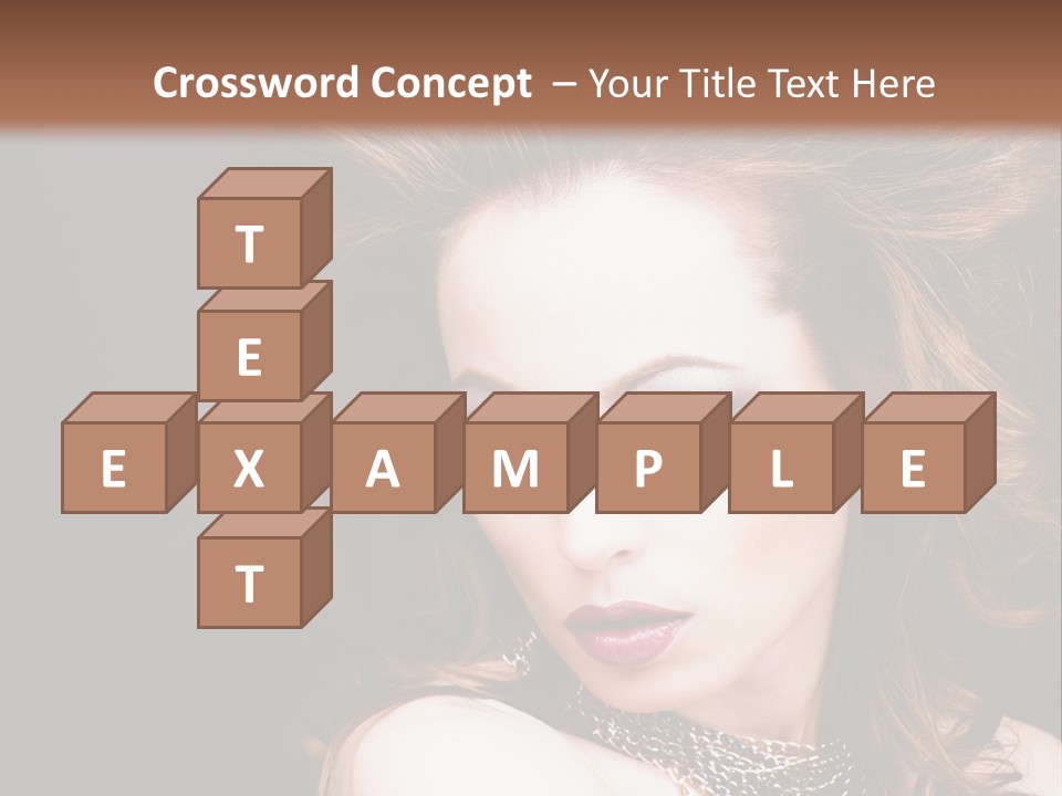 Adult Clothing Make Up PowerPoint Template