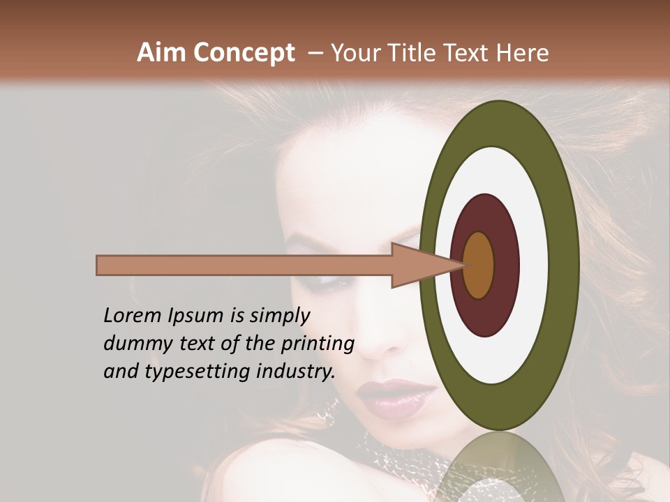 Adult Clothing Make Up PowerPoint Template