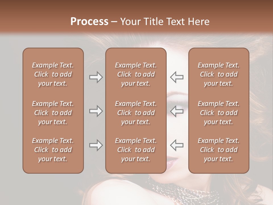 Adult Clothing Make Up PowerPoint Template