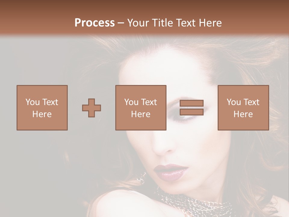 Adult Clothing Make Up PowerPoint Template