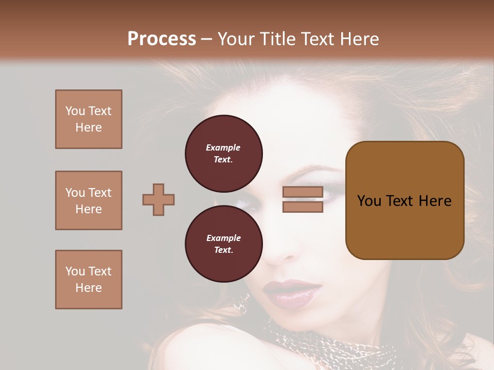 Adult Clothing Make Up PowerPoint Template