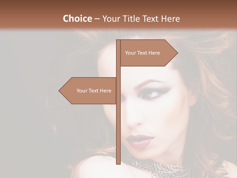 Adult Clothing Make Up PowerPoint Template