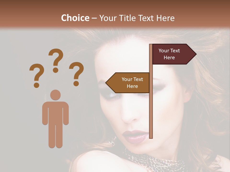 Adult Clothing Make Up PowerPoint Template