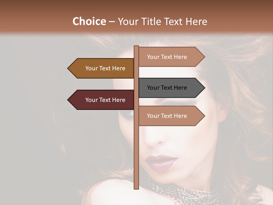 Adult Clothing Make Up PowerPoint Template