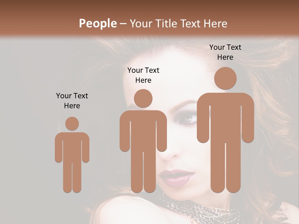 Adult Clothing Make Up PowerPoint Template