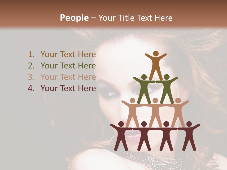 Adult Clothing Make Up PowerPoint Template