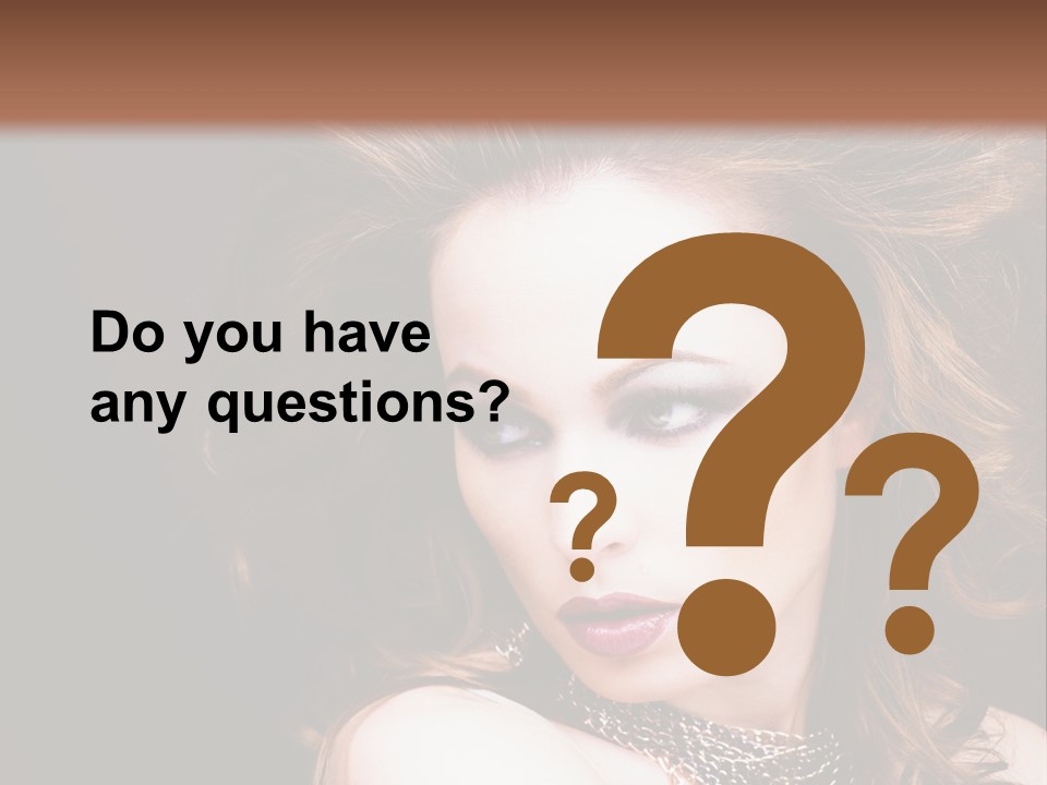 Adult Clothing Make Up PowerPoint Template