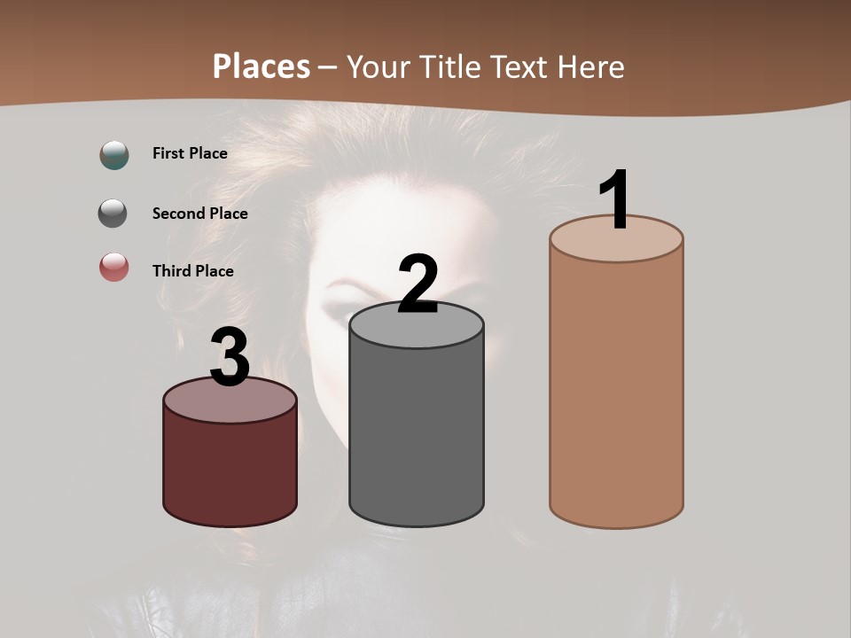 Shoulders Face Hair PowerPoint Template