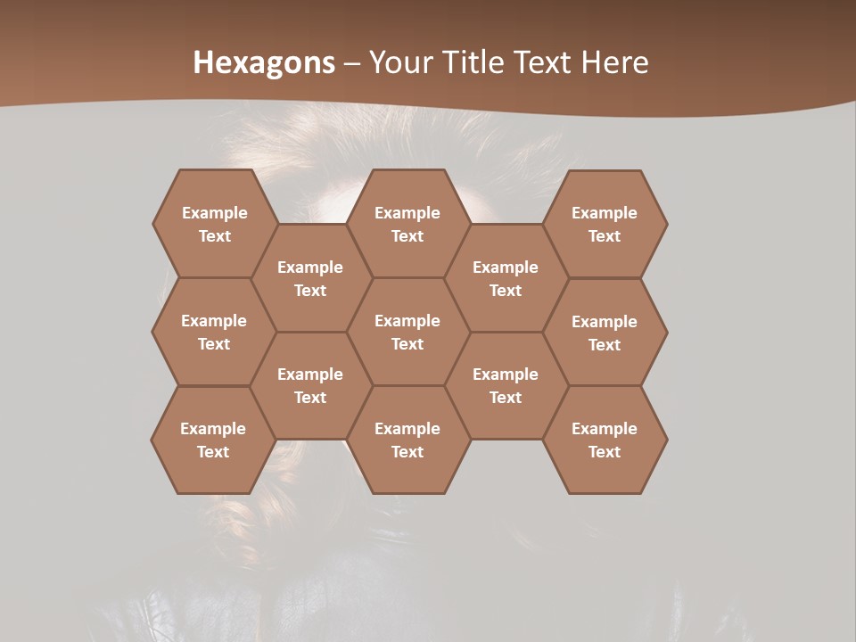 Shoulders Face Hair PowerPoint Template