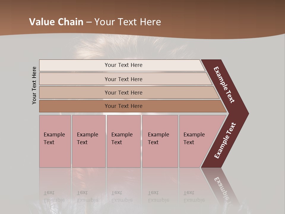 Shoulders Face Hair PowerPoint Template