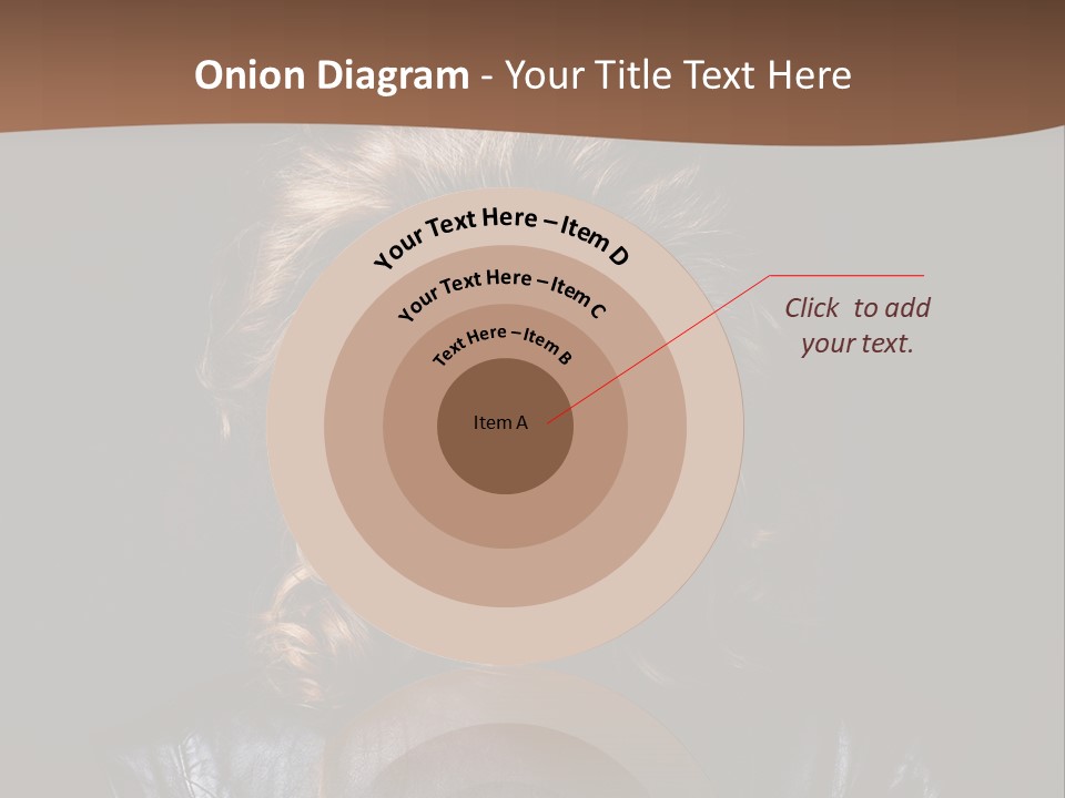 Shoulders Face Hair PowerPoint Template